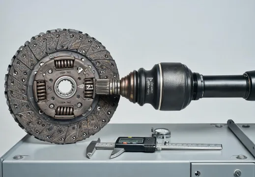 Driveline part measurement bench